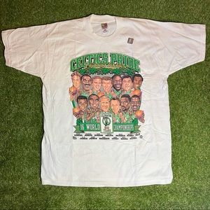 Vintage NBA Celtics Caricature Shirt